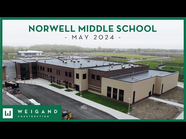 Norwell Middle School - Construction Update (May 2024)