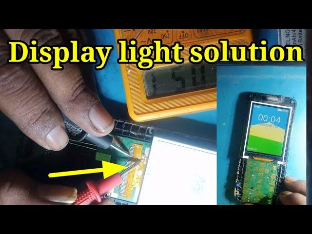 How To Repair Display light !! iTel mobile display light problem @sandipsarkarofficial