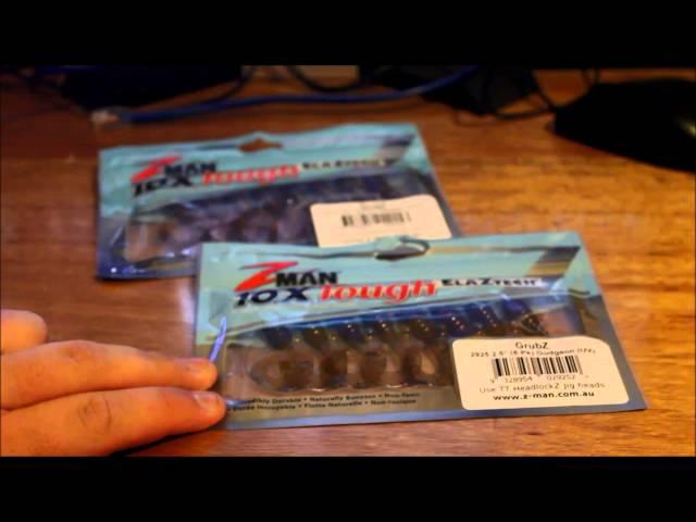 Zman 2.5" grubZ~ tackle talk tuesday