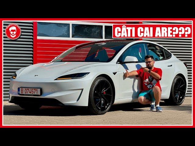 Le tremură chiloții NEMȚILOR! Noua TESLA MODEL 3 PERFORMANCE vrea să distrugă BMW M3 și MERCEDES C63