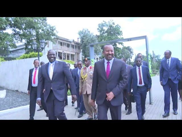 President Ruto meets Ethiopian PM Abiy Ahmed on his first tour of the region