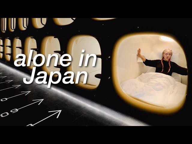 I Stayed in a Japanese Capsule Hotel ALONE