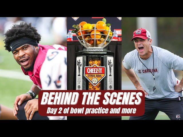 Behind the Scenes: Day 2 of South Carolina's Citrus Bowl practice and more