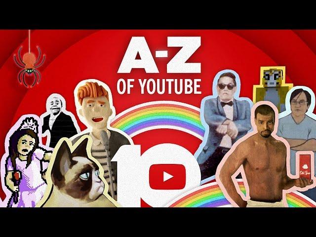 The A-Z of YouTube: Celebrating 10 Years