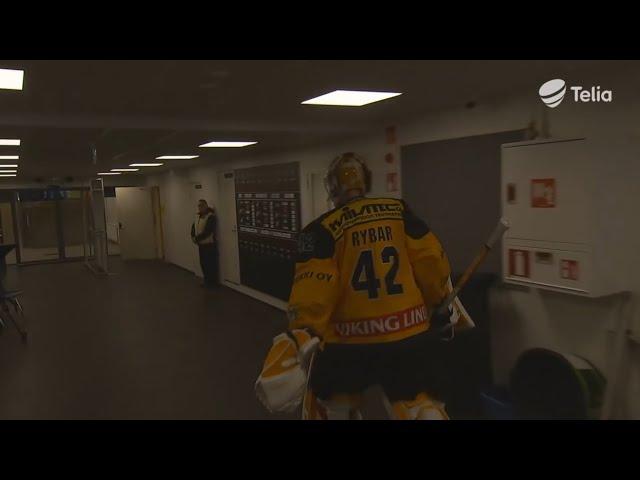 Patrik Rybar 5+20min väkivaltaisuus | Kärpät - HIFK 7.12