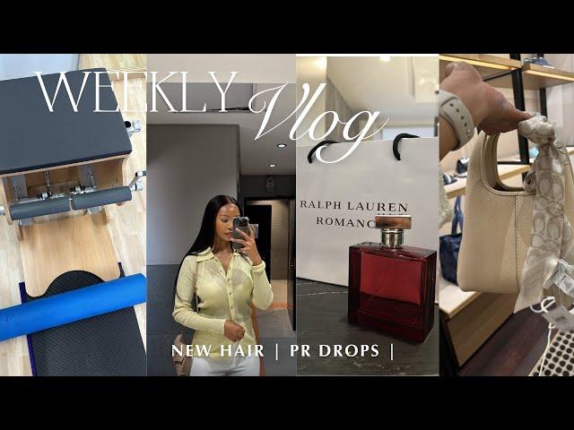 WEEKLY VLOG: trying pilates +doing moms makeup+relaxing my hair +rugby game