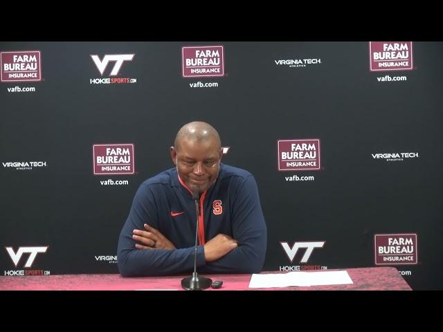 Adrian Autry Postgame vs. Virginia Tech