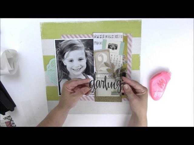 Just Ask Jen Adding a Pocket to a Scrapbooking Layout