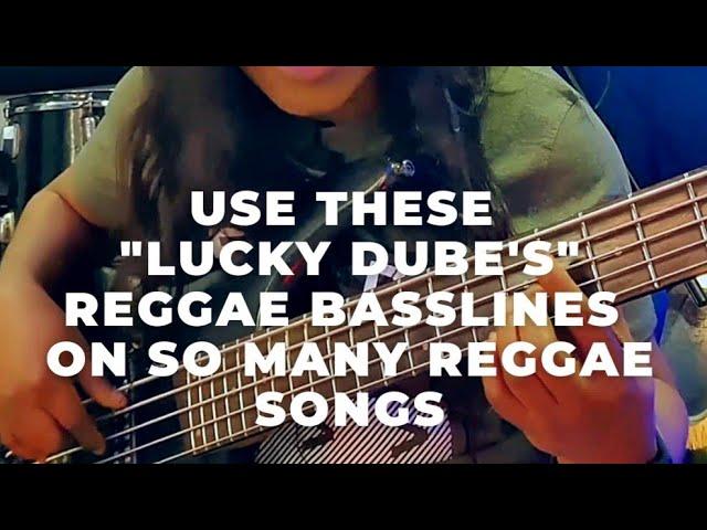 Use these "Lucky Dube's" Reggae Basslines on so many Reggae songs, progressions like 1, 4, 5, 1