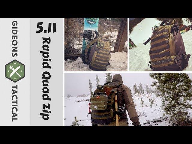 4x The Capability 5.11 Rapid Quad Zip Pack