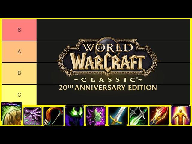 Classic WoW 20th: The Only Tier List You Will Ever Need