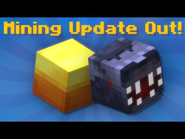  Mining Update Day 2... Gemstone Powder Grinding! | Hypixel Skyblock Live!