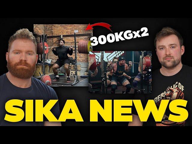 Team USA Talent is BACK! - John Hack Squats 365kg - Khamzat Benches more than YOU!! [Sika News Show]