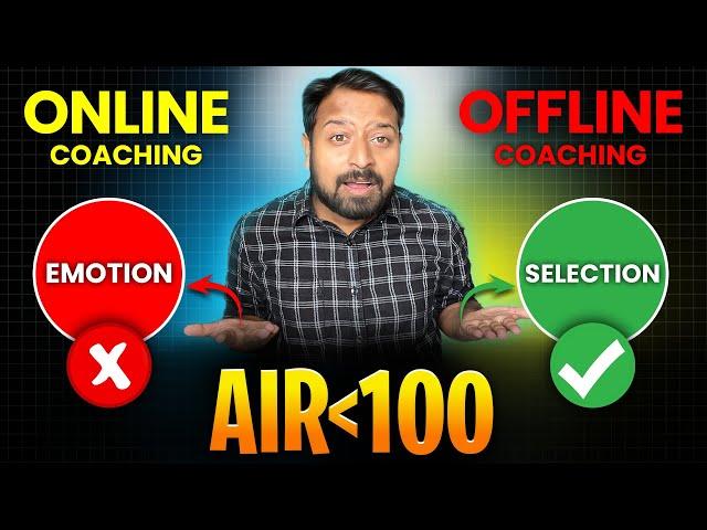 Online vs Offline Coaching  For JEE :What to Choose ? JEE 2026 & JEE 2027