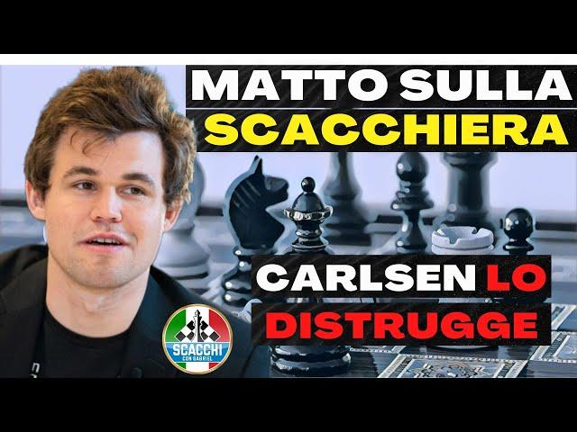 Crede di Aver Vinto Un Pedone, Carlsen Gli Dà Matto!