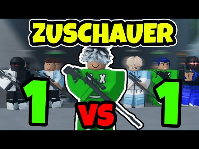 ZUSCHAUER 1 VS 1 ESKALIERT!!! Kann ICH GEWINNEN?! (+Handcam) | Notruf Hamburg Roblox Deutsch