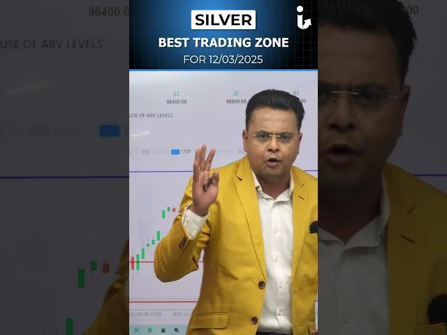 Silver For Tomorrow Top & Bottom for 12/03/2025 by Amit jain #banknifty #stock-market