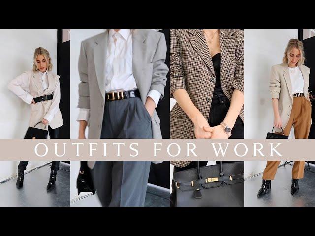 OUTFITS FOR WORK- Business + business casual | Scandinavian Style | SandraEmilia