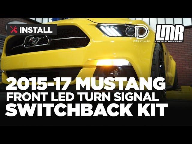 2015-2017 Mustang Diode Dynamics Front LED Turn Signal Switchback Kit - Install & Review