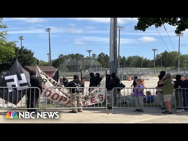 Neo-Nazi protesters target Wisconsin Pride event