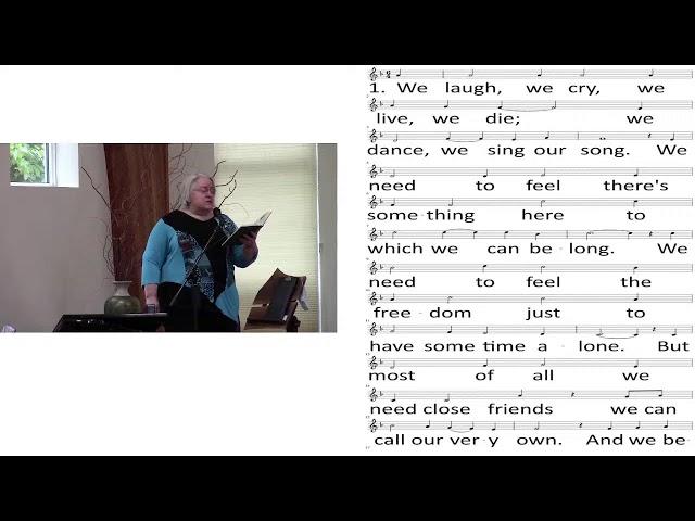 UUCS Sunday Service 10-24-21 Rev. Rick: "Safety, Suffering and Salvation"