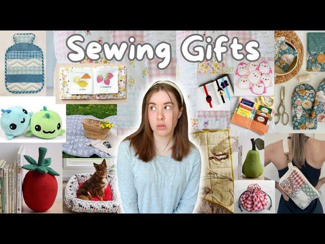 Easy Sewing Gift Ideas (last minute and beginner friendly)