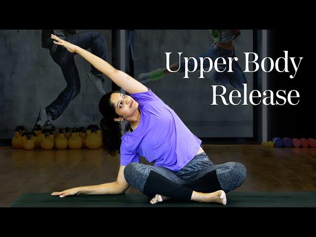 Upper Body Release | Yoga For Shoulders | Seated Cat Cow Pose | Upper Back Stretches | @VentunoYoga