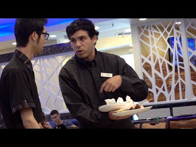 Fake Waiter At A Restaurant Prank!