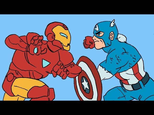 Marvel's Civil War Animated in 4 Minutes [Original Marvel TL;DR Pilot]