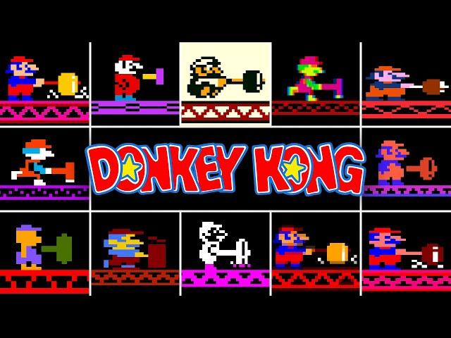 MARIO's HAMMER in Action in Every DONKEY KONG Version