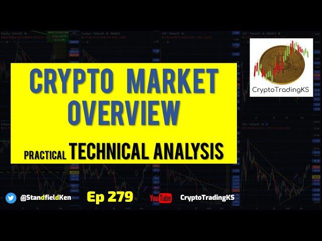 E279 Bitcoin and crypto market overview. Practical technical analysis mentoring