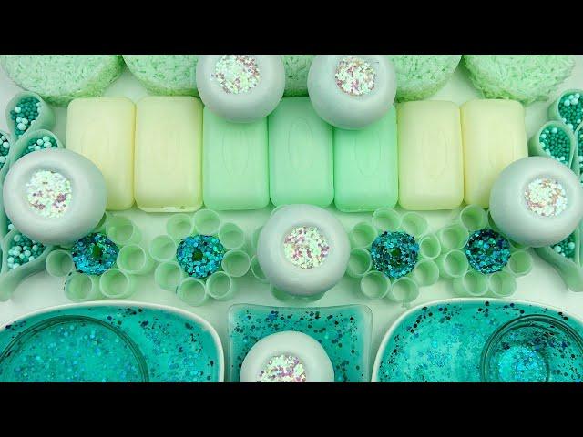 ASMR SOAPCompilation setCrushing soapCutting soap cubesFOAM&GLITTER&STARCH