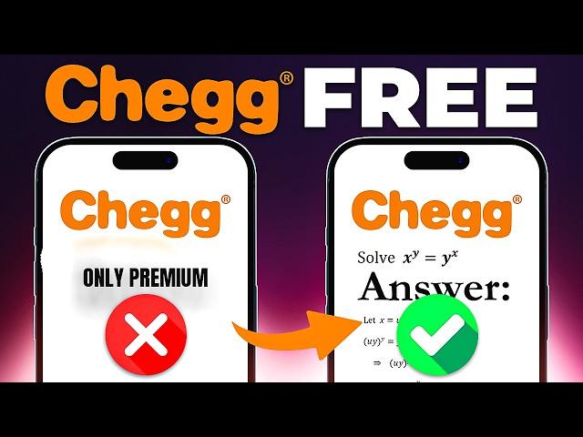 Top 3 Ways to UNBLUR Chegg ANSWERS for FREE in 2024!