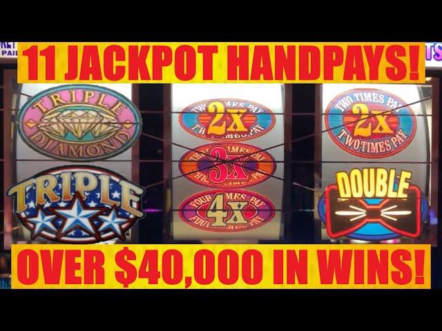 OVER $40,000 IN WINS! Jackpots and Handpays galore! Incredible slot play! Best of Bally's Casino!