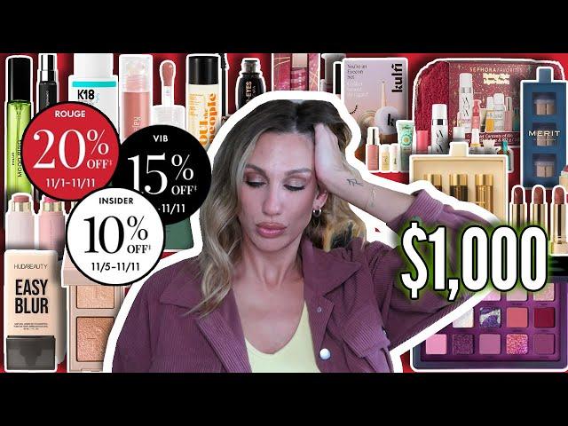 $1000 SEPHORA CART .... SEPHORA SALE WISHLIST + RECOMMENDATIONS