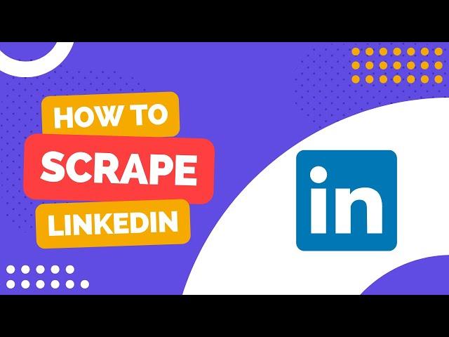 How to scrape LinkedIn Profiles with Node.js