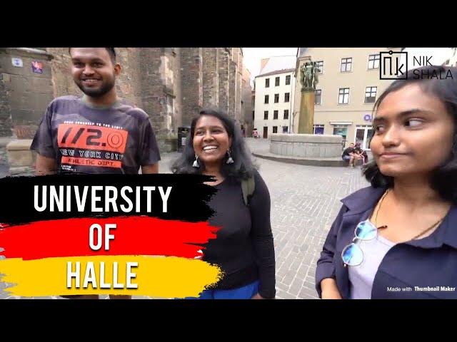 (UNIVERSITY OF HALLE) Campus Tour of Martin-Luther-University Halle-Wittenberg by Nikhilesh Dhure