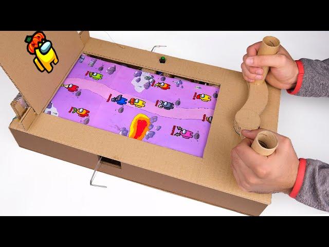 How To Make AMONG US Game From Cardboard