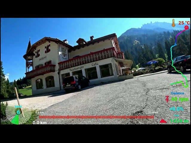 60 minute Indoor Cycling Workout Hotel Brückele to Antholz Valley with Speed Display