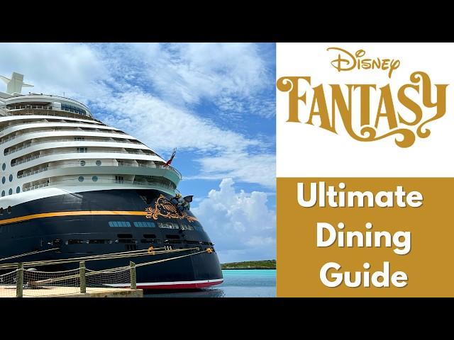 What to Eat on the Disney Fantasy: The ULTIMATE Guide!