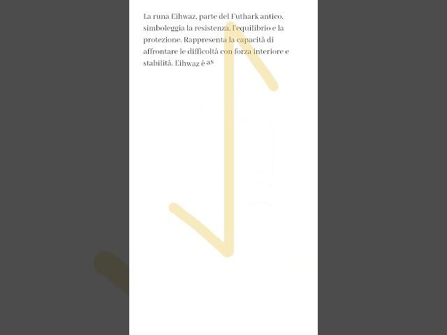 eihwaz significato rune