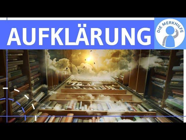 Aufklärung - Literaturepoche einfach erklärt - Merkmale, Literatur, Geschichte, Vertreter