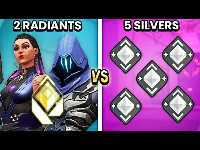 2 Radiants vs 5 Silvers... ft. Jollztv
