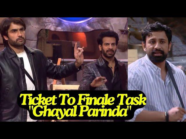 Bigg Boss 18  Ticket To Finale Task "Ghayal Parinda" : Rajat Ke Hath Power, Eisha Ka Jana Final