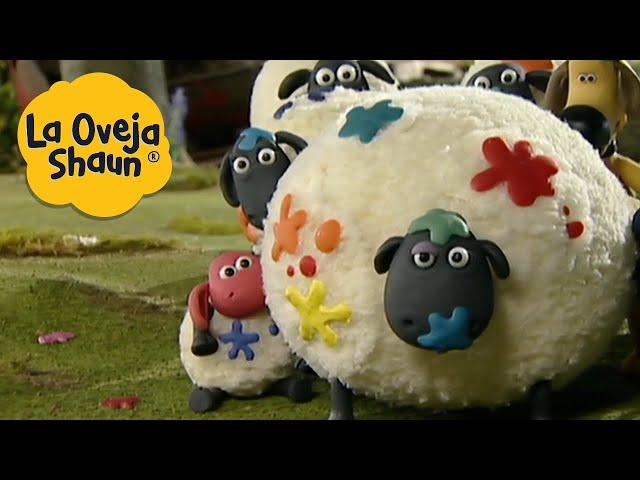 La Oveja Shaun  Pintura ovina  Dibujos animados para niños