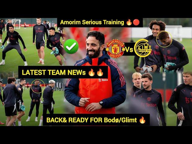 YES Zarkizee,De Ligt,AMAD || Ruben Amorim Serious Training|| Carrington buzzing!   MAN UNITED NEWS!