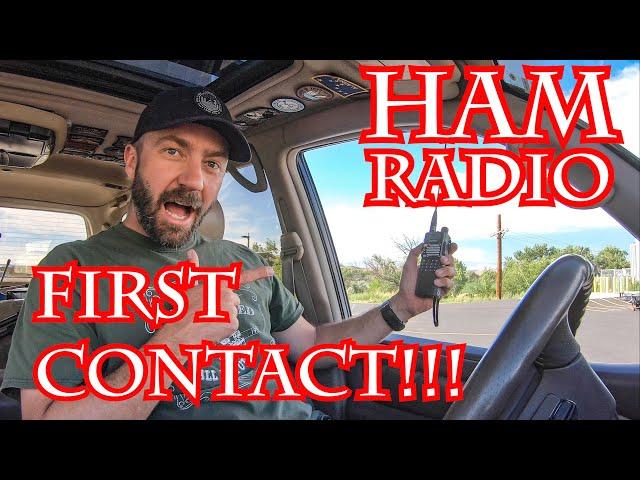 BEGINNER HAM RADIO | MAKING FIRST CONTACT! | A Most Difficult Journey! | Newly Licensed Technician.