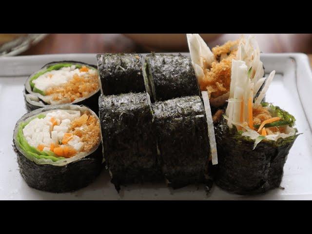 How to make Crispy Seaweed Popiah/Rolls with Crispy Crackers Recipe | 紫菜沙拉薄饼，含薄脆食谱