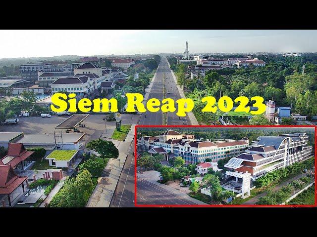 Beautiful scenery in Siem Reap City 2023 (Cultural village Area)