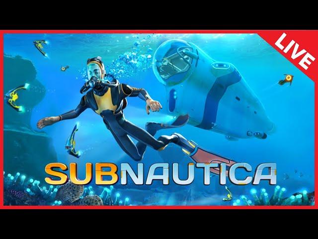 Playing Subnautica (LIVE)